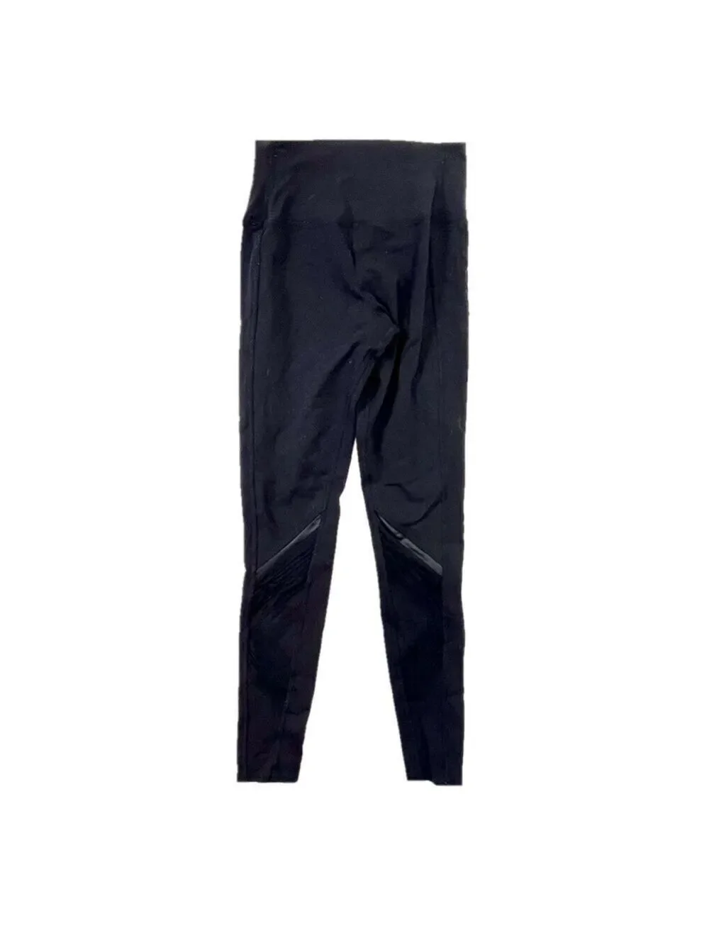 Alo Yoga Mesh Legging Small Black High Waist Panels Ankle Title Boxing Club